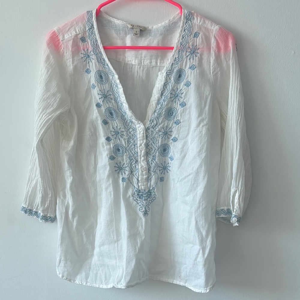 Sonoma White Blouse
